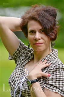 saint-petersburg ukraine girl irina with Dark Brown hair age 49