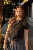 Beautiful ukrainian bride yelyzaveta from mukachevo with Dark Brown hair age 18 photo-2