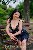 Ukrainian mail order bride alla from nikolaev with Black hair age 46 photo-1