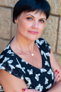 Ukraine women for marriage lilia from nikolaev with Dark Brown hair age 50
