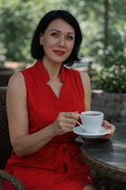 Beautiful wife from Ukraine tatiana from poltava with Dark Brown hair age 49 photo-3