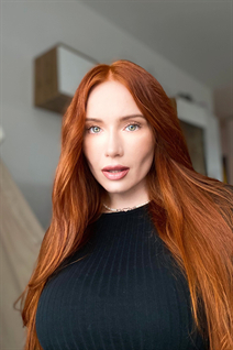Ukrainian woman for marriage angelina from kyiv with Auburn hair age 29