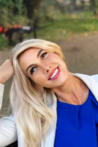 Single Ukrainian bride irina from odessa with Blonde hair age 50 photo-1