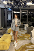 Beautiful german woman yevheniia from nuremberg with Light Brown hair 25 years old photo-1