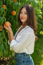 Belle femme allemande katerina de berlin avec Chatain clairs cheveux 41 ans photo-4
