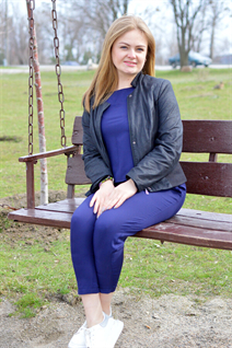 International bride tatiana from zaporozhye with Light Brown hair age 30