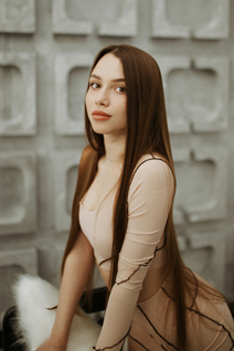 Belle mariée ukrainienne inha de odesa avec Brunette cheveux, âge 28