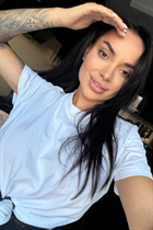 Superbe fille ukrainienne oleksandra de odesa avec Noirs cheveux, âge 26 photo-4