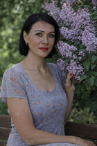 Beautiful wife from Ukraine tatiana from poltava with Dark Brown hair age 49 photo-2