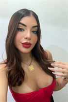 Fille brésilienne barbara de santos avec Brunette cheveux 23 ans photo-1