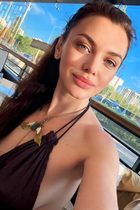 Femme parfaite anastasia de astana avec Chatain clairs cheveux, âge 42 photo-4