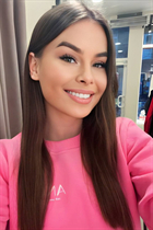 Belle femme ukrainienne khrystyna de lvov avec Chatain clairs cheveux, âge 20 photo-8