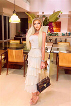 Mariée brésilienne flavia de sao paulo avec Blond cheveux 27 ans photo-5