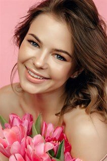 Bride in bikini alina from tiraspol with Blonde hair age 25