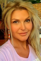 German bride svetlana from dnipro with Blonde hair 56 years old photo-12