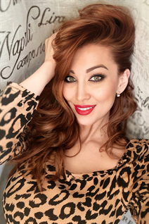 Beautiful wife from Ukraine alena from kamenskoye with Red hair age 35