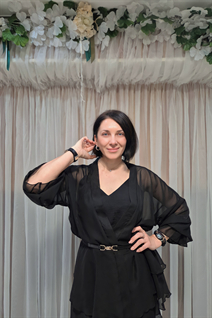 Ukrainian girl for marriage olga from reni with Dark Brown hair age 44