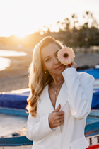 milan bride natalia with Blonde hair age 44 photo-14