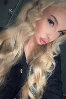 Ukrainian lady vladyslava from odessa with Blonde hair age 18