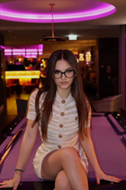 Beautiful woman of ukrainian anastasia from kharkov with Dark Brown hair age 18 photo-11