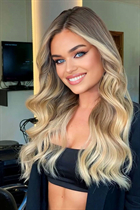 Perfect woman tea from novi sad with Blonde hair age 25