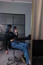 Slavic women kateryna from dnieper with Black hair age 40 photo-15