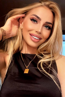 Jolie fille ukrainienne yulia de khmelnytskyi avec Blond cheveux, âge 26