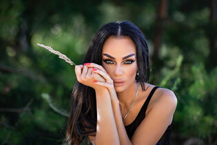 Dame d'Ukraine ekaterina de kharkov avec Brunette cheveux, âge 44 photo-88