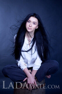 Marriage Ukraine woman ekaterina from kiev with Black hair age 26