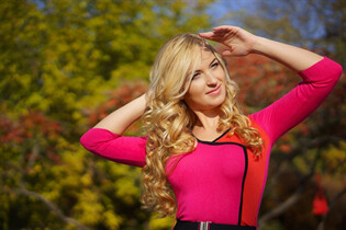 Ukrainian wife from odessa olga with Blonde hair age 44 photo-9