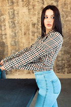 Ukrainian wife from nikolaev valeria with Dark Brown hair age 24 photo-4