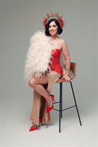 Pretty girl sofia from belgium with Black hair age 48 photo-1