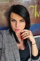 Femme ukrainienne célibataire varvara de kiev avec Noirs cheveux, âge 40 photo-5