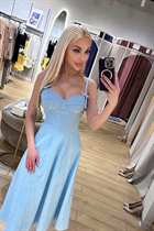 Belle mariée ukrainienne viktoriia de kiev avec Blond cheveux, âge 32 photo-13