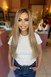Bride from houston yana with Blonde hair age 43
