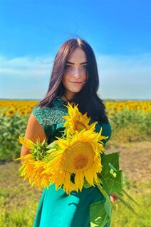 Romance tours to ukraine with vladislava from voronezh with Black hair age 23