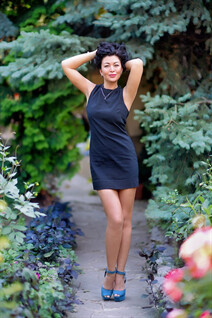 Russian pretty woman yuliya from kharkov with Black hair age 36