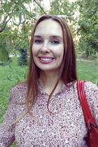 Épouse d'Ukraine yuliia de kharkov avec Chatain clairs cheveux, âge 37 photo-5