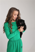 Mariée ukrainienne célibataire anastasia de kyiv avec Chatain clairs cheveux, âge 33 photo-7