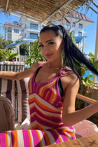 Femme parfaite angelina de alanya avec Noirs cheveux, âge 30 photo-4