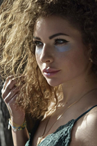 Jolie femme ukrainienne julia de nikolaev avec Chatain clairs cheveux, âge 40