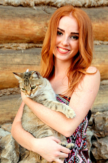 Ukrainian russian women margarita from kharkov with Red hair age 25