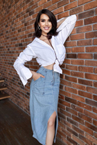 Single Ukrainian bride alika from berlin with Dark Brown hair age 27 photo-21