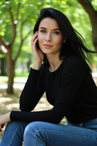 Lady from Ukraine ekaterina from kiev with Black hair age 31 photo-65