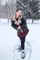 Beautiful woman of Ukraine alina from dubno with Dark Brown hair age 33 photo-11