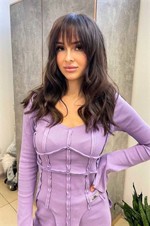 Jolie fille ukrainienne natalia de munchen avec Brunette cheveux, âge 34