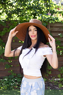 Ukrainian girl model inna from kiev with Black hair age 53