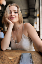 Czech bride anastasiia from praha with Blonde hair 26 years old photo-8