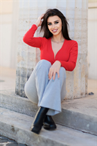 Moldovan girl nicoleta from floresti with Dark Brown hair age 24 photo-5