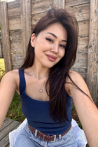 Girl from astana kamila with Black hair age 31 photo-16